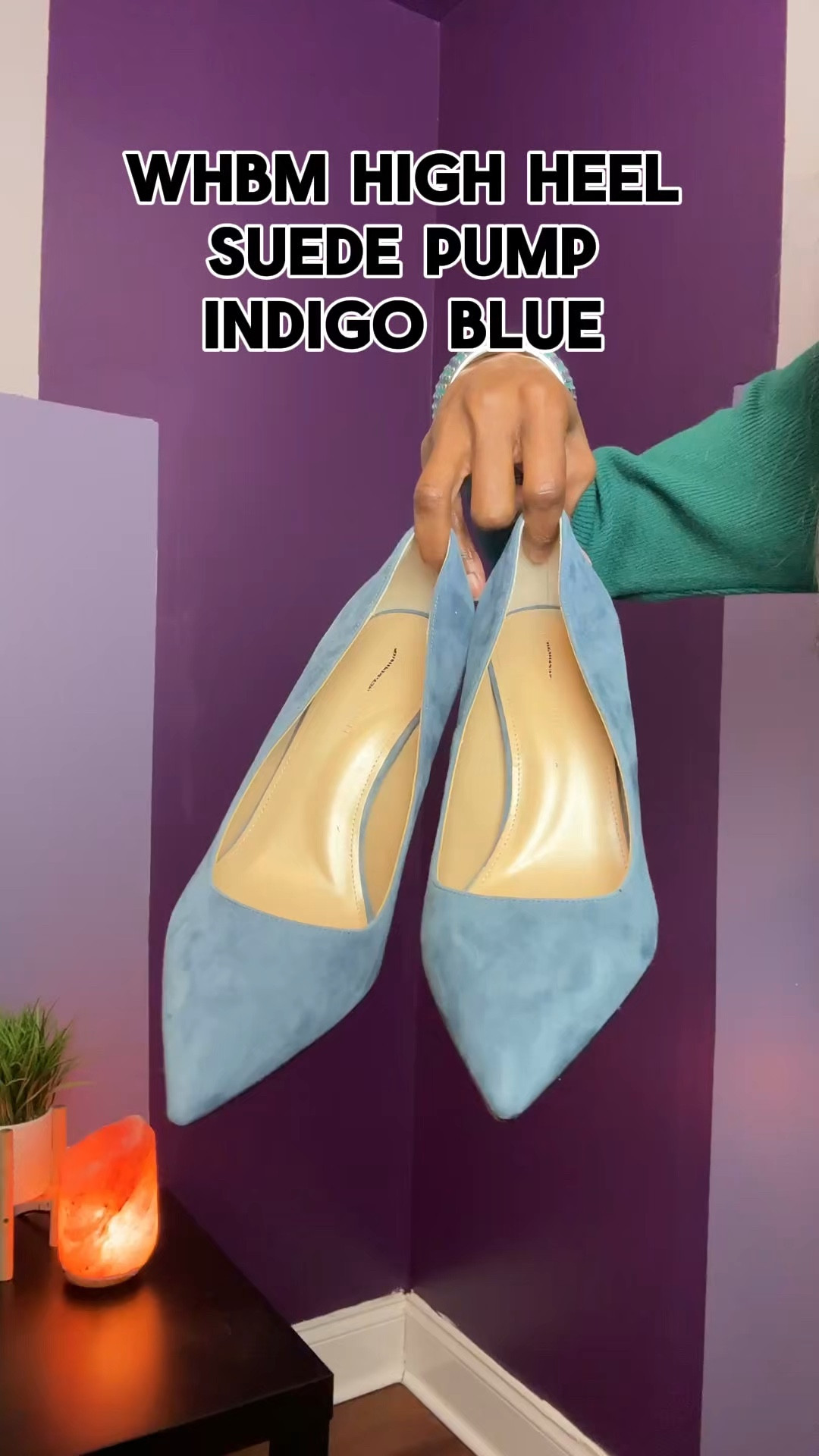 WHBM Indigo Blue Pointed Toe High Heel 

#LTKGiftGuide #LTKCyberWeek #LTKStyleTip