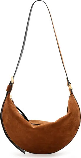 Half Moon Suede Shoulder Bag | Nordstrom