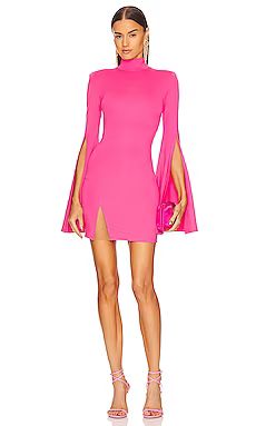 Michael Costello x REVOLVE Mr. Gibson Mini Dress in Hot Pink from Revolve.com | Revolve Clothing (Global)