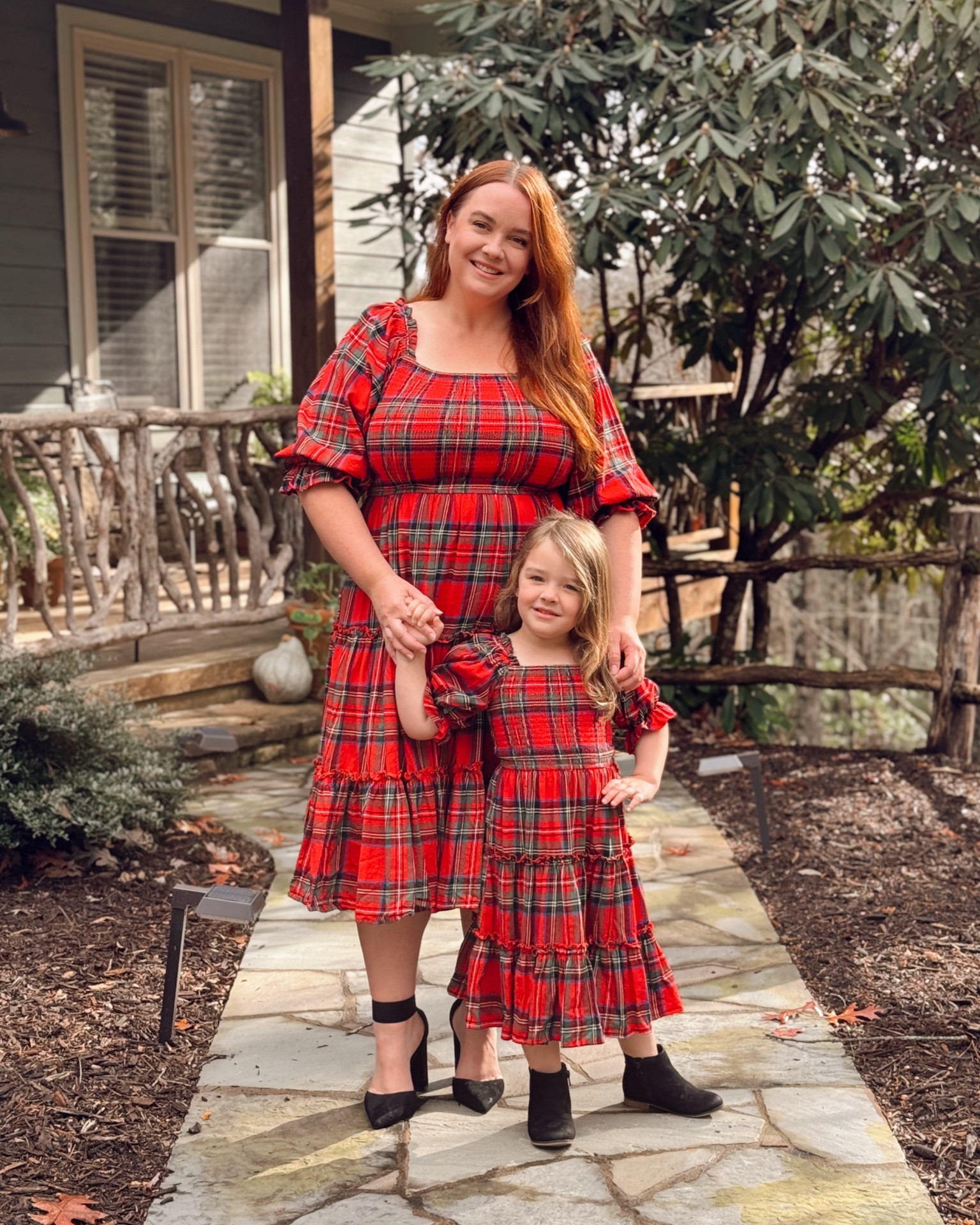 Ivy City Co mommy and me plaid flannel matching holiday dresses. 

#LTKCyberWeek #LTKHoliday #LTKFamily