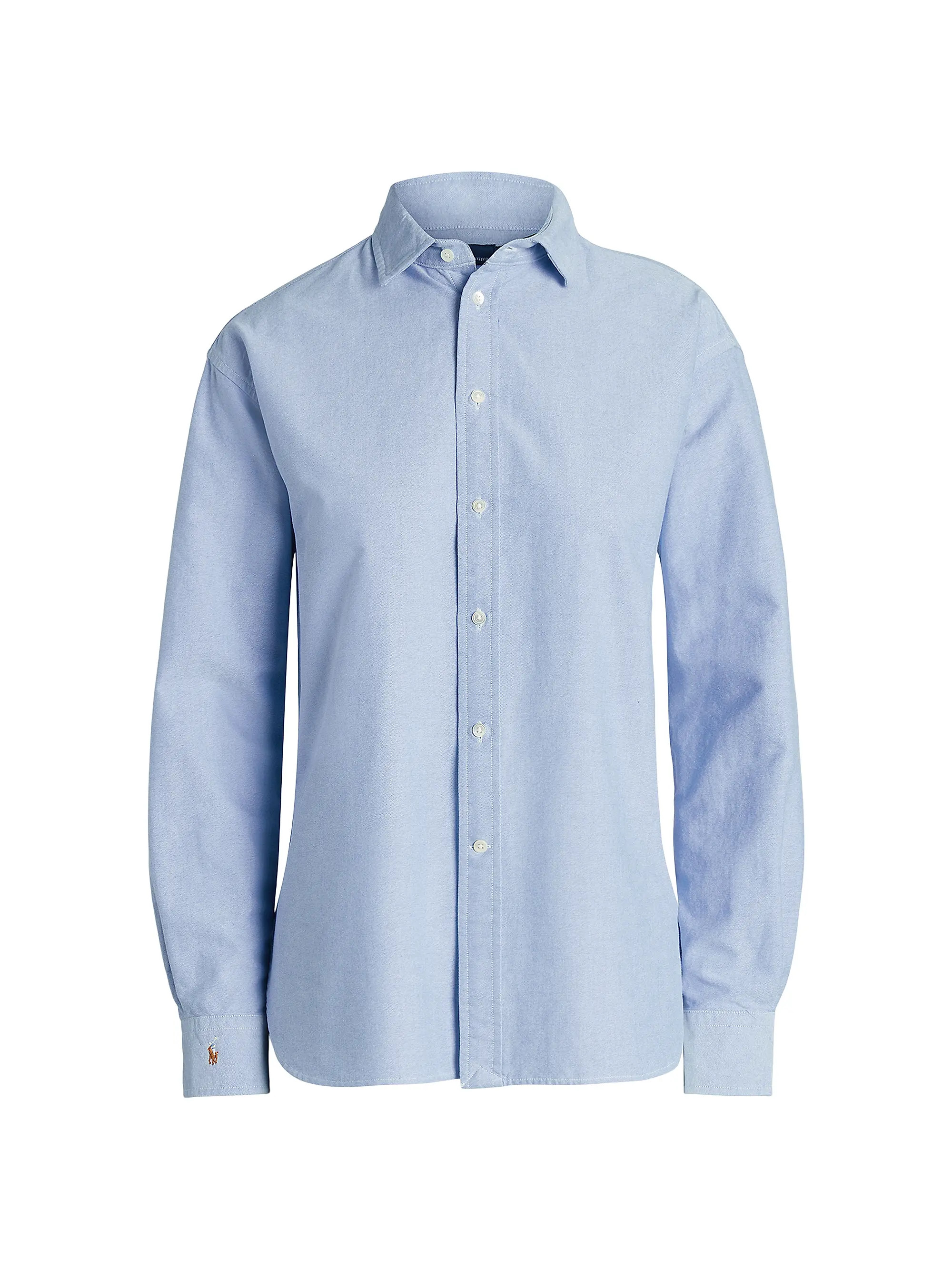 Shop Polo Ralph Lauren Cotton Button-Up Shirt | Saks Fifth Avenue | Saks Fifth Avenue