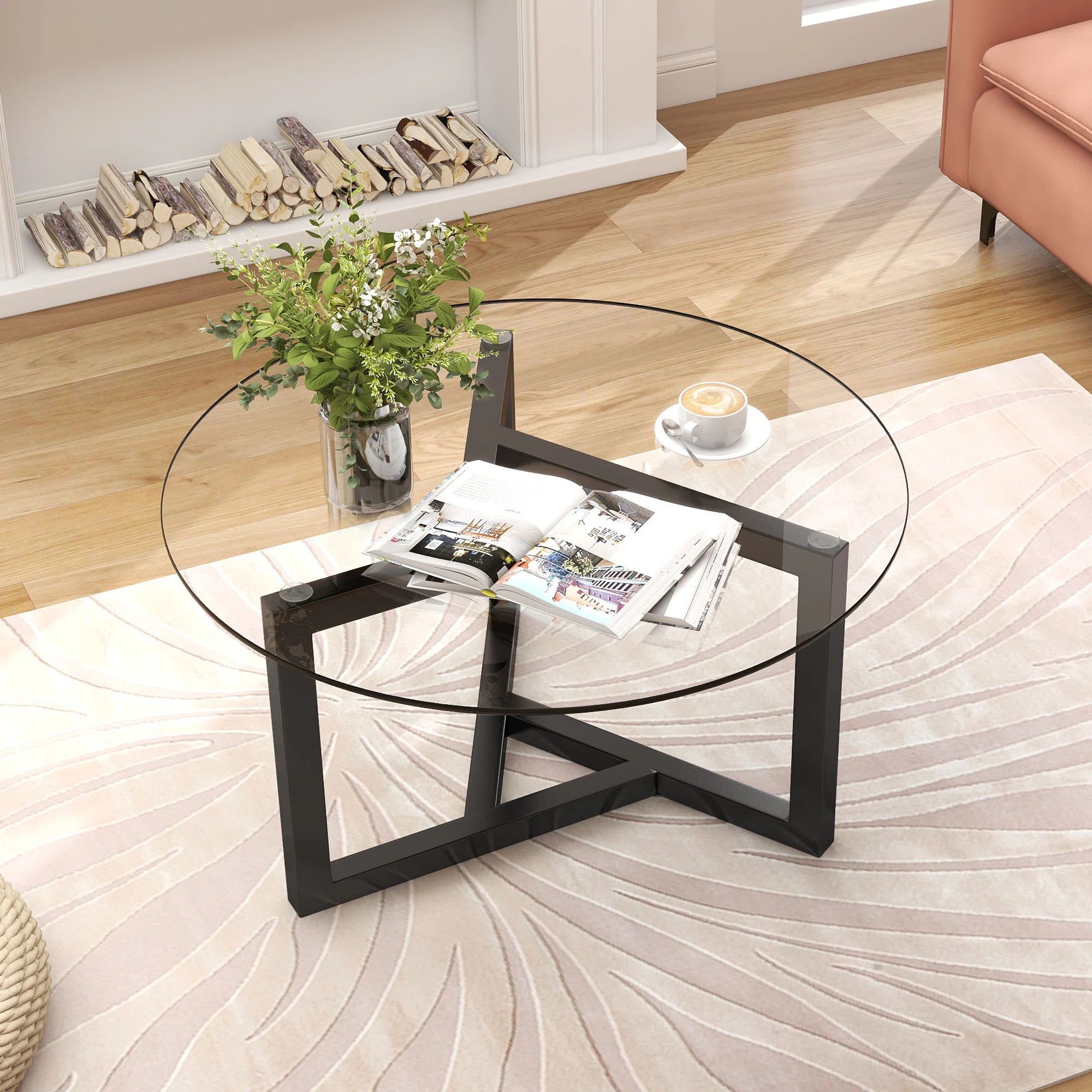 Lequita Glass Top Coffee Table | Wayfair North America