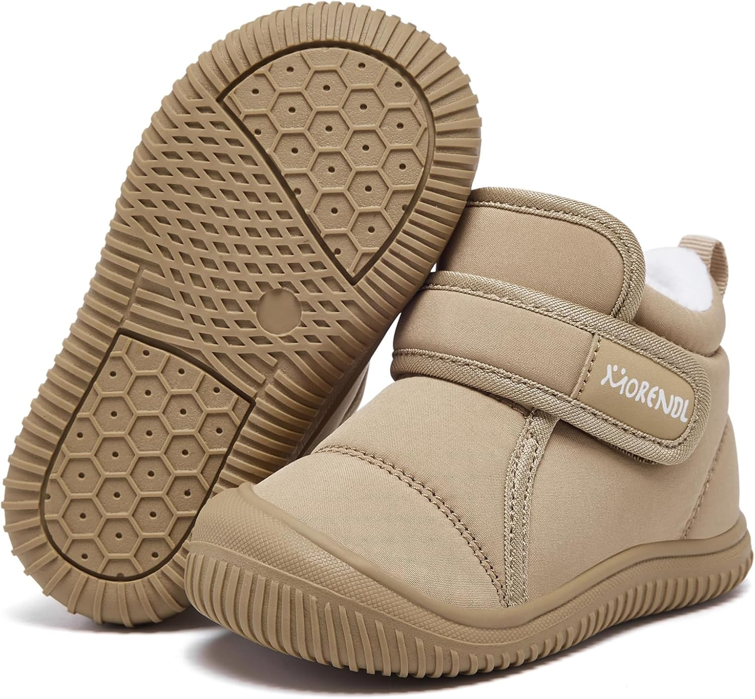 MORENDL Toddler Snow Boots Baby Booties Infant Winter Shoes First Walking Shoes | Amazon (US)