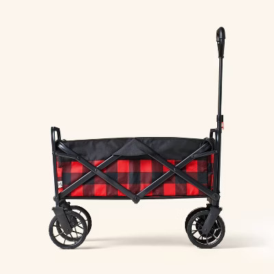 Buffalo Check Collapsible Wagon Red/Black - Woolrich x Target | Target