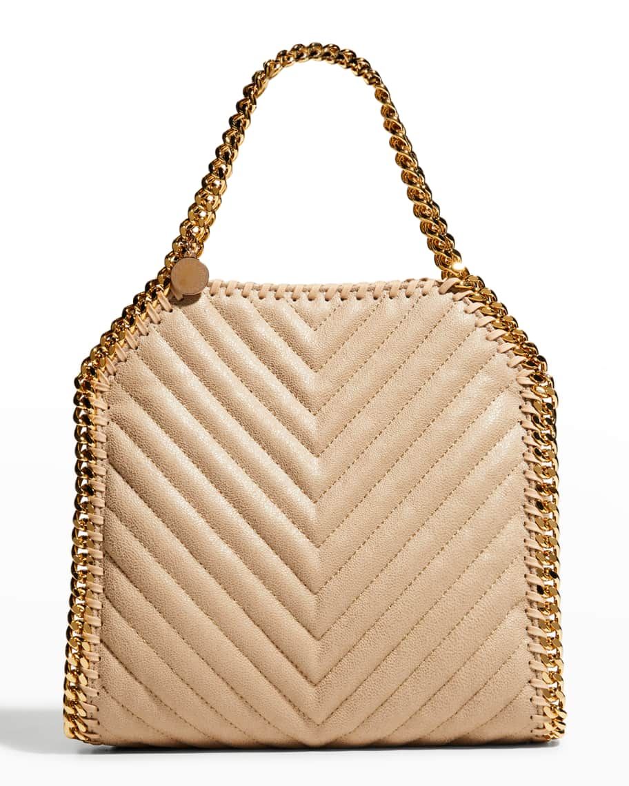 Stella McCartney Mini Eco Shaggy Deer Quilted Tote Bag | Neiman Marcus