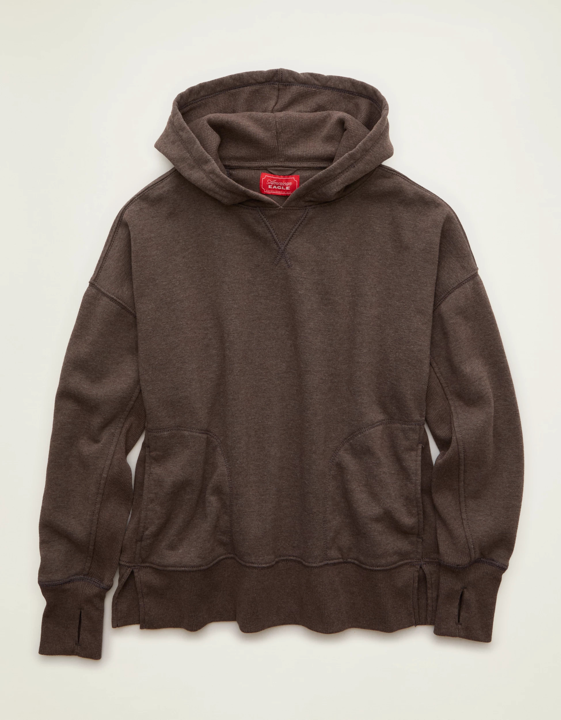 AE Everyday Luxe Oversized Hoodie | American Eagle Outfitters (US & CA)