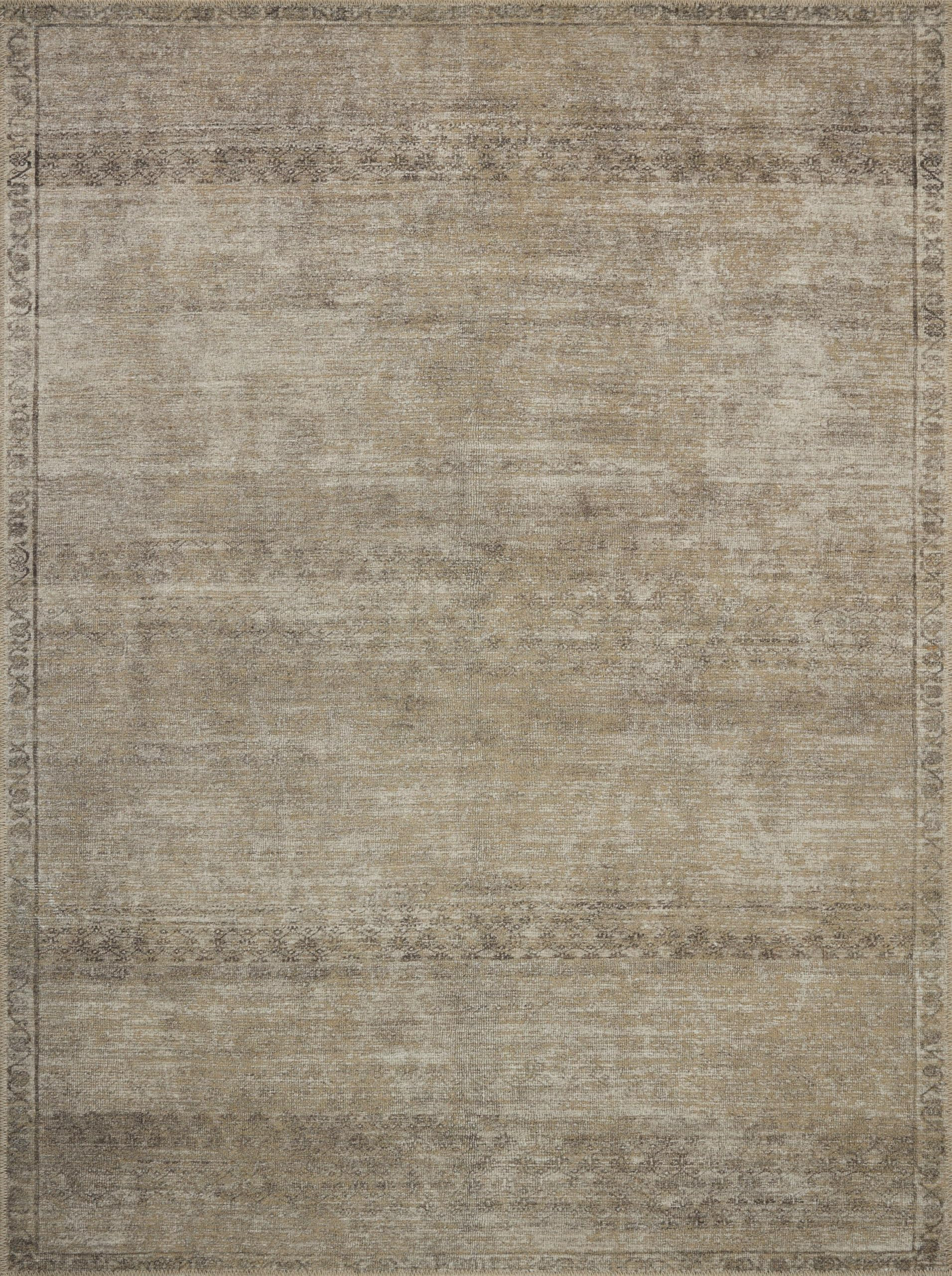 Loloi Amber Lewis Cambria Collection CBR-01 Ash/Bark 7'-6" x 9'-6" Area Rug Jute, Neutral, Vintage Style, Antique Tone, Living, Bedroom, Dining, Carpet | Amazon (US)
