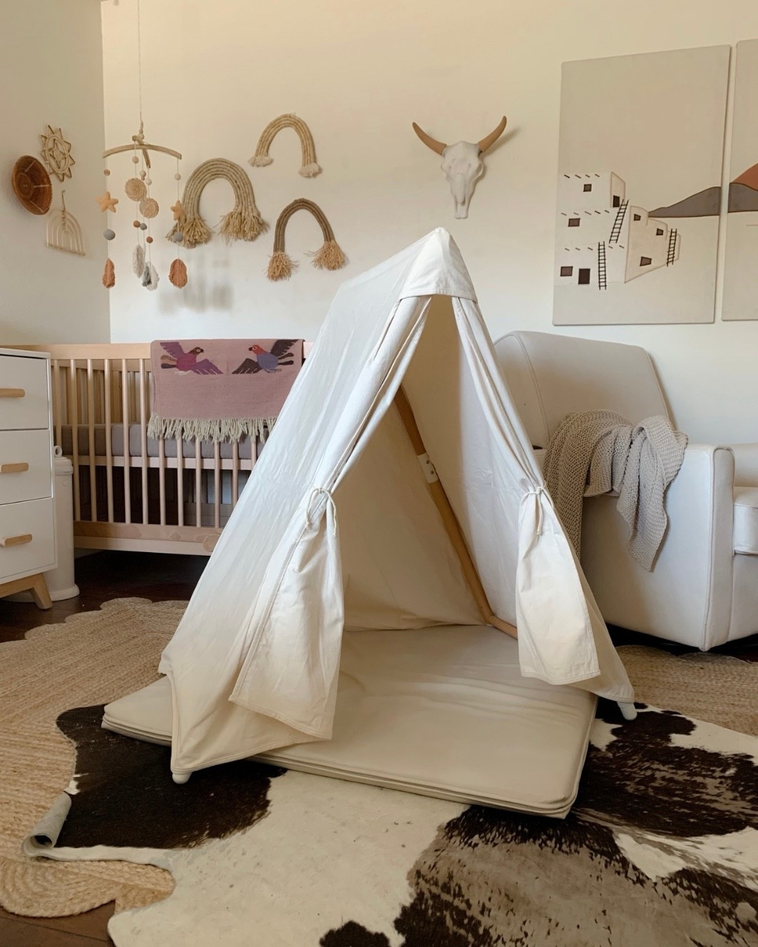 The sweetest play tent for neutral homes! 

#LTKmomlife #LTKBaby #LTKHome