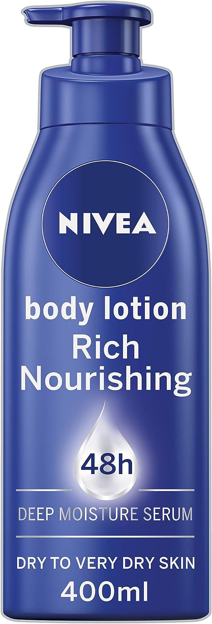 NIVEA Rich Nourishing Body Lotion (400ml), 48hr Replenishing Body Lotion, Intensive Moisturising ... | Amazon (UK)