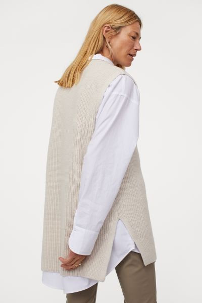 Rib-knit Sweater Vest | H&M (US + CA)