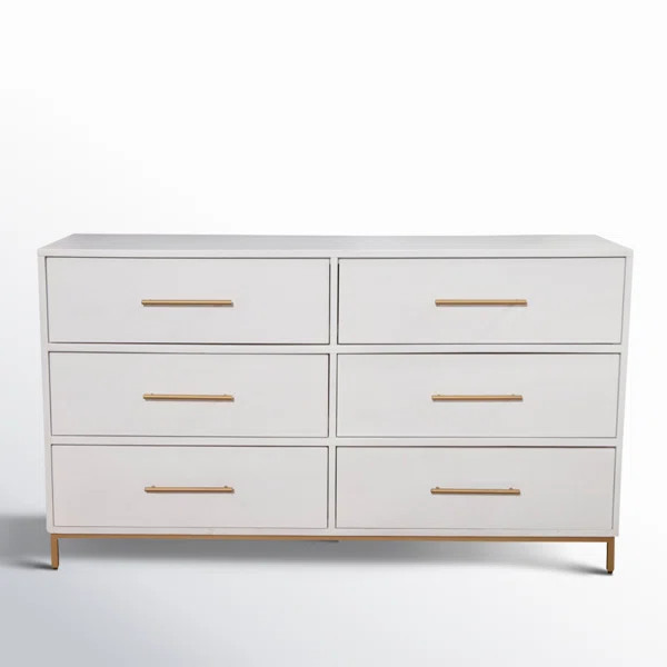White Marino 6 - Drawer Dresser | AllModern