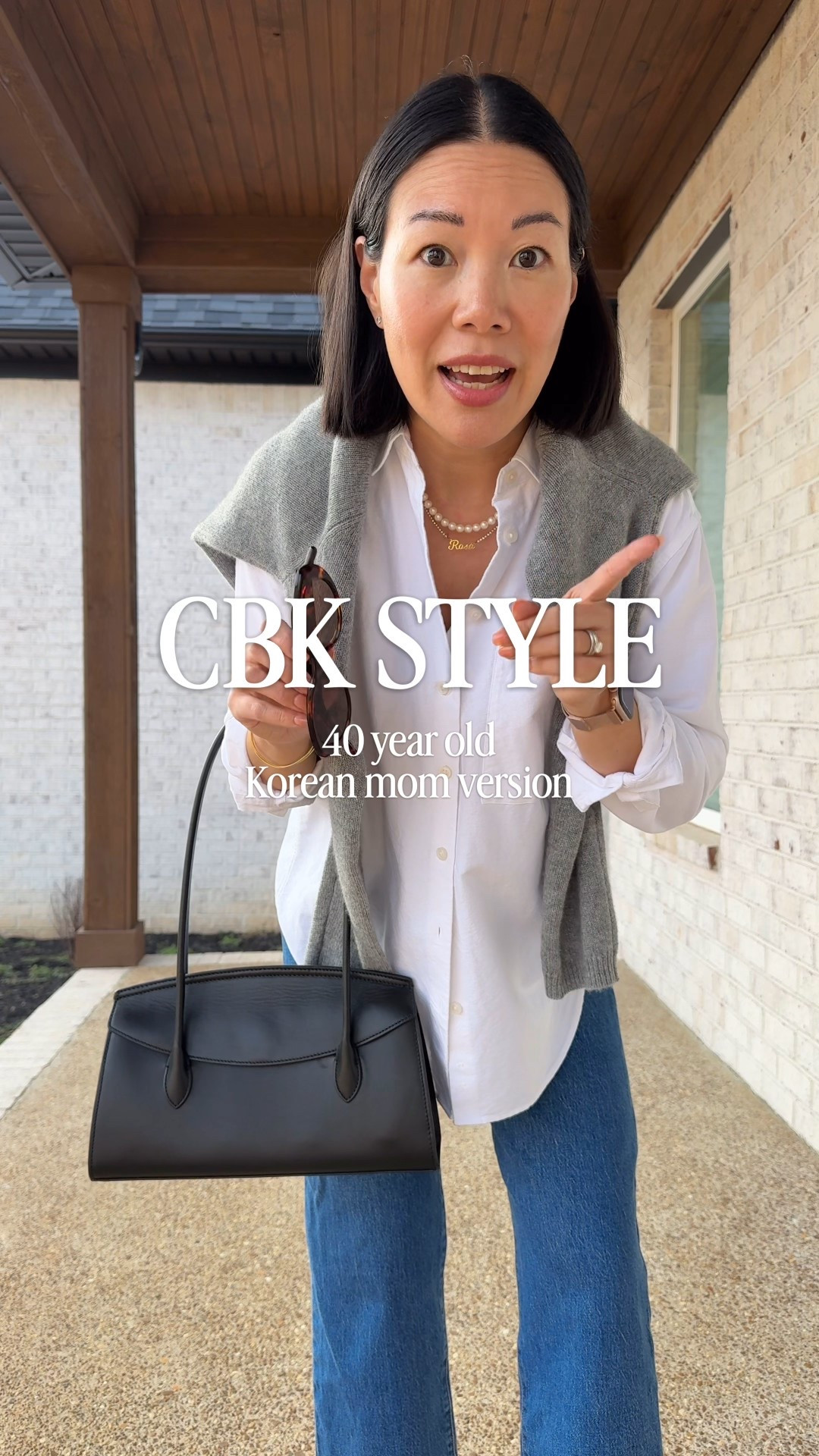 An outfit inspired by Carolyn Bessette Kennedy’s classic style. 

Sizing: wearing Small in button down, Small in cardigan, 27x27 in jeans  

#LTKPetite #LTKootd #LTKOver40