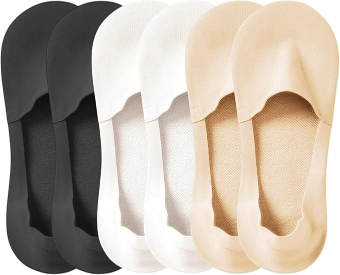 Lomitract Thin No Show Socks (Women 5-12), Made of Ice Silk Surface on the Surface & Cotton on th... | Amazon (US)