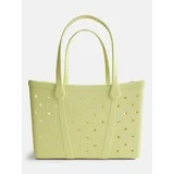 Time and Tru Women's Waterproof EVA Beach Tote Bag, Yellow | Walmart (US)
