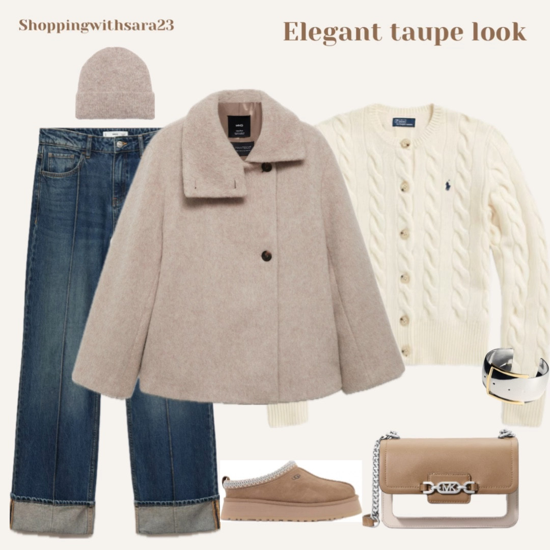 Taupe Dreams: A Cozy-Chic Winter Look

Step into effortless sophistication with this stunning taupe and white palette. 🤍✨ From Mango’s relaxed taupe coat to crisp white soft cardigan, this look blends elegance with cozy practicality. Perfectly paired with versatile staples like jeans, a chic skirt, this ensemble celebrates the beauty of subtle contrasts and refined layering.

Taupe and white—the ultimate duo for a timeless, put-together winter vibe that’s far from ordinary. Swipe through for outfit ideas that feel both elevated and approachable.

#WinterElegance #TaupeDreams #ChicAndCozy #SophisticatedStyle #NeutralWardrobe #LTKSeasonalStyle #FashionInspo #MangoStyle #WinterOutfits #EffortlessChic

#LTKeurope #LTKsale #LTKwinter