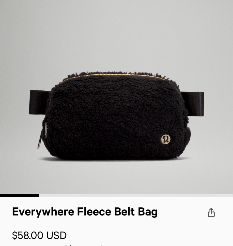 RUN! It’s actually in stock! My favorite Fanny pack!!!