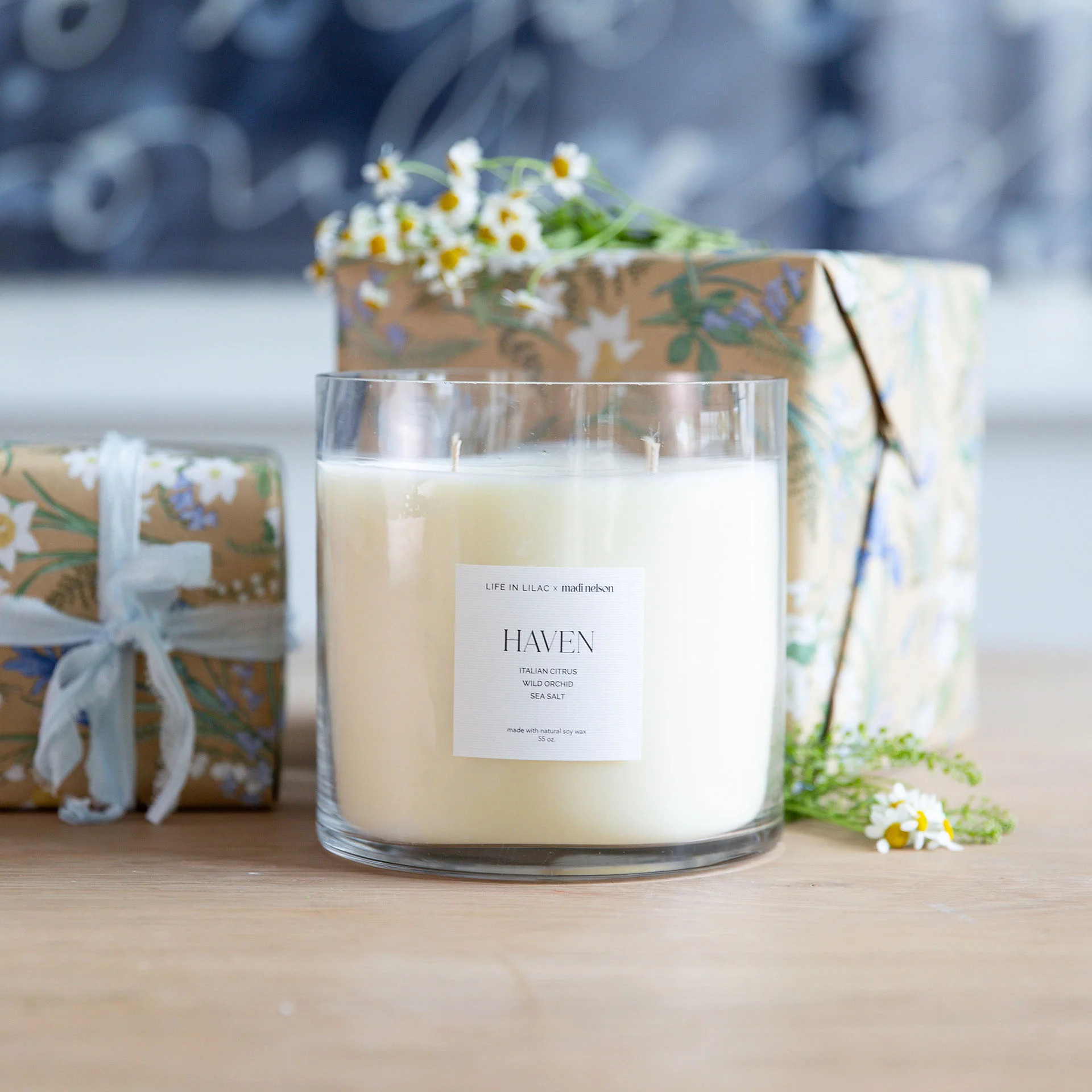 Grand 55 oz Madi Nelson Haven Candle | Life In Lilac