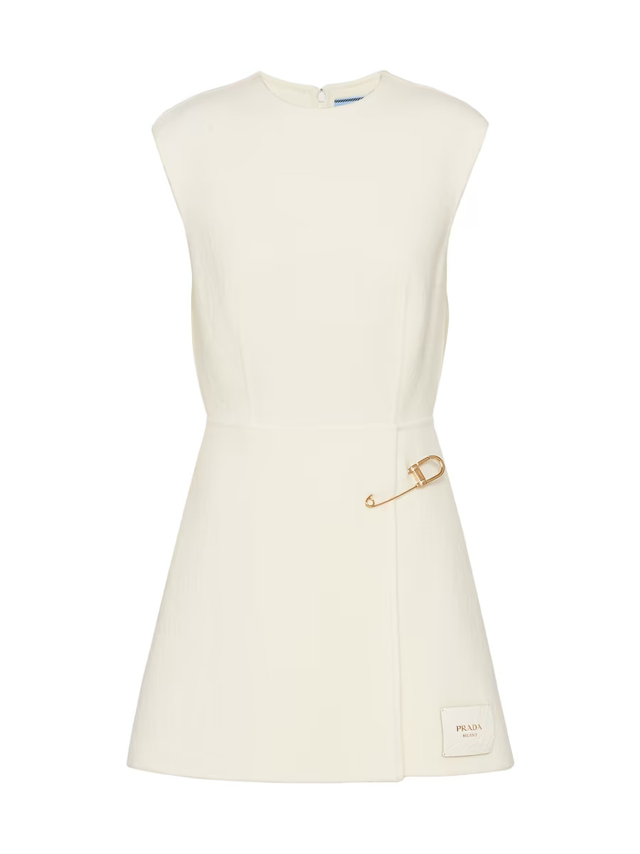 BEST SELLERPradaWashed Twill Minidress | Saks Fifth Avenue