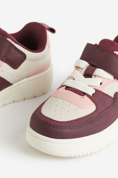 Sneakers - Burgundy/color-block - Kids | H&M US | H&M (US + CA)