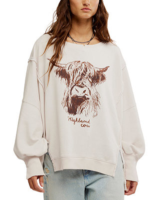 Women's Graphic Camden High-Low Sweatshirt | Macy's