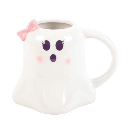 Miss Boo Halloween Ghost Mug – Cute & Durable for Festive Hot Chocolate, Coffee, or Tea – Adorable Design, Long-Lasting Quality, Ideal for Spooky Celebrations & Year-Round Whimsy, TO_62924 | Amazon (US)