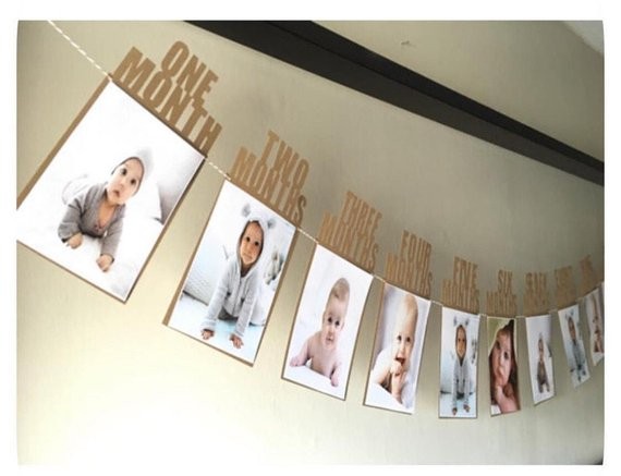 First Birthday Party Decorations Boy , First Birthday Photo Banner , First Birthday , One Year Bu... | Etsy (US)