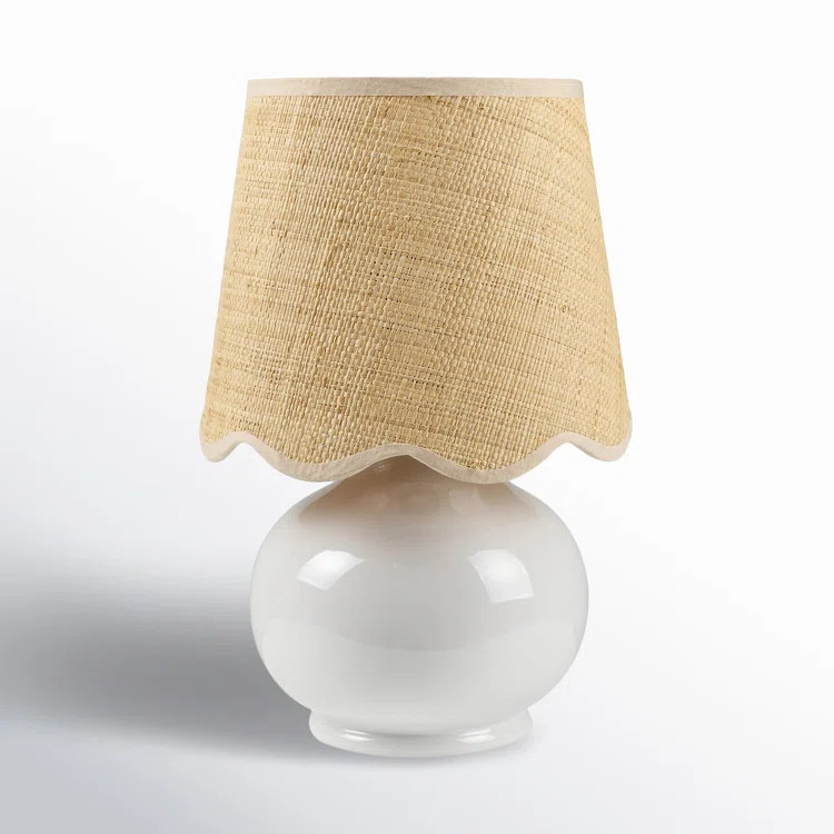 Birch Lane™ Momsen Scallop Shade Lamp | Birch Lane | Birch Lane