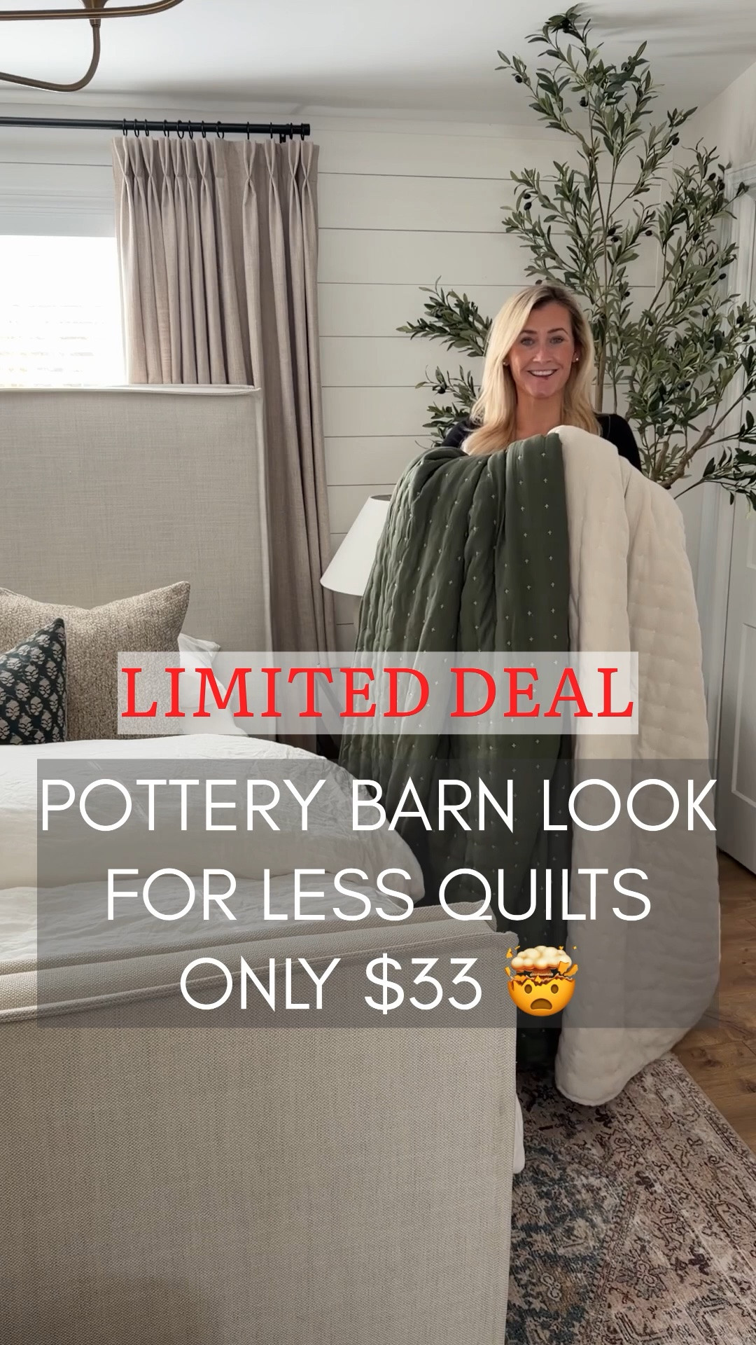 Pottery barn look for less quilt on sale

#LTKHome #LTKSaleAlert