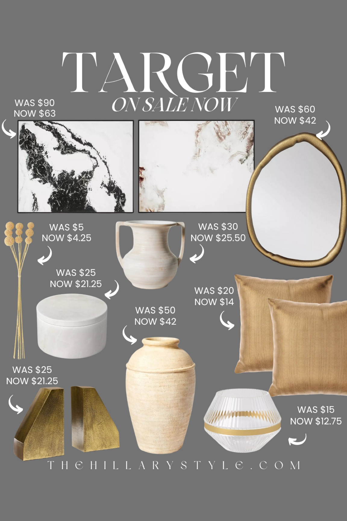 TARGET ON SALE TODAY! Abstract wall art, abstract mirror, vase, throw pillows, bookends, fall stems.

#LTKSaleAlert #LTKSeasonal #LTKHome