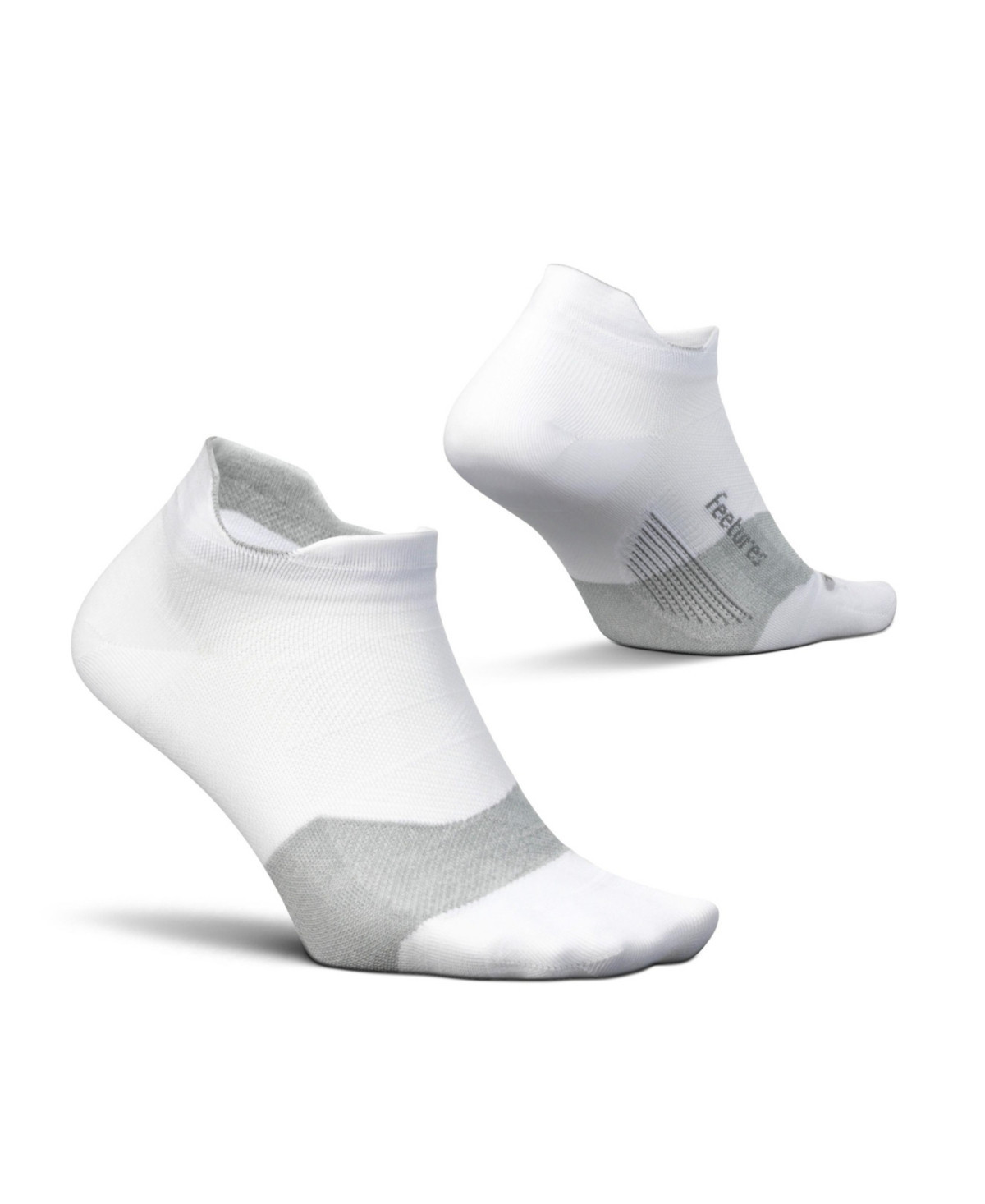 Feetures Men's Elite Ultra Light Cushion Ankle Socks - Sport Sock with Targeted Compression - Medium - Open white | Macy's