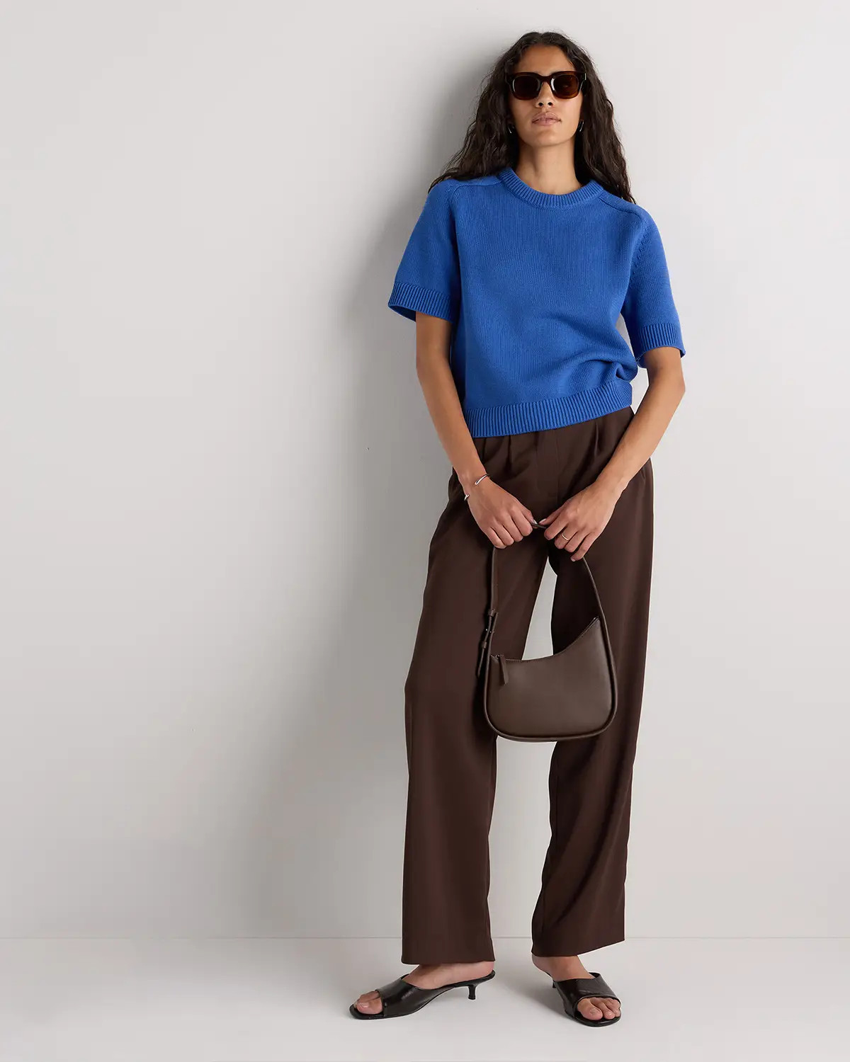 100% Organic Cotton Sweater Tee | Quince