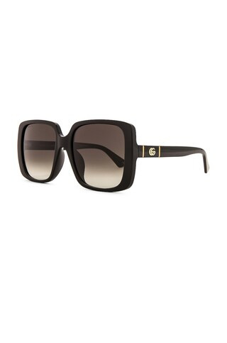 Gucci Logo Square in Shiny Black & Grey Gradient from Revolve.com | Revolve Clothing (Global)