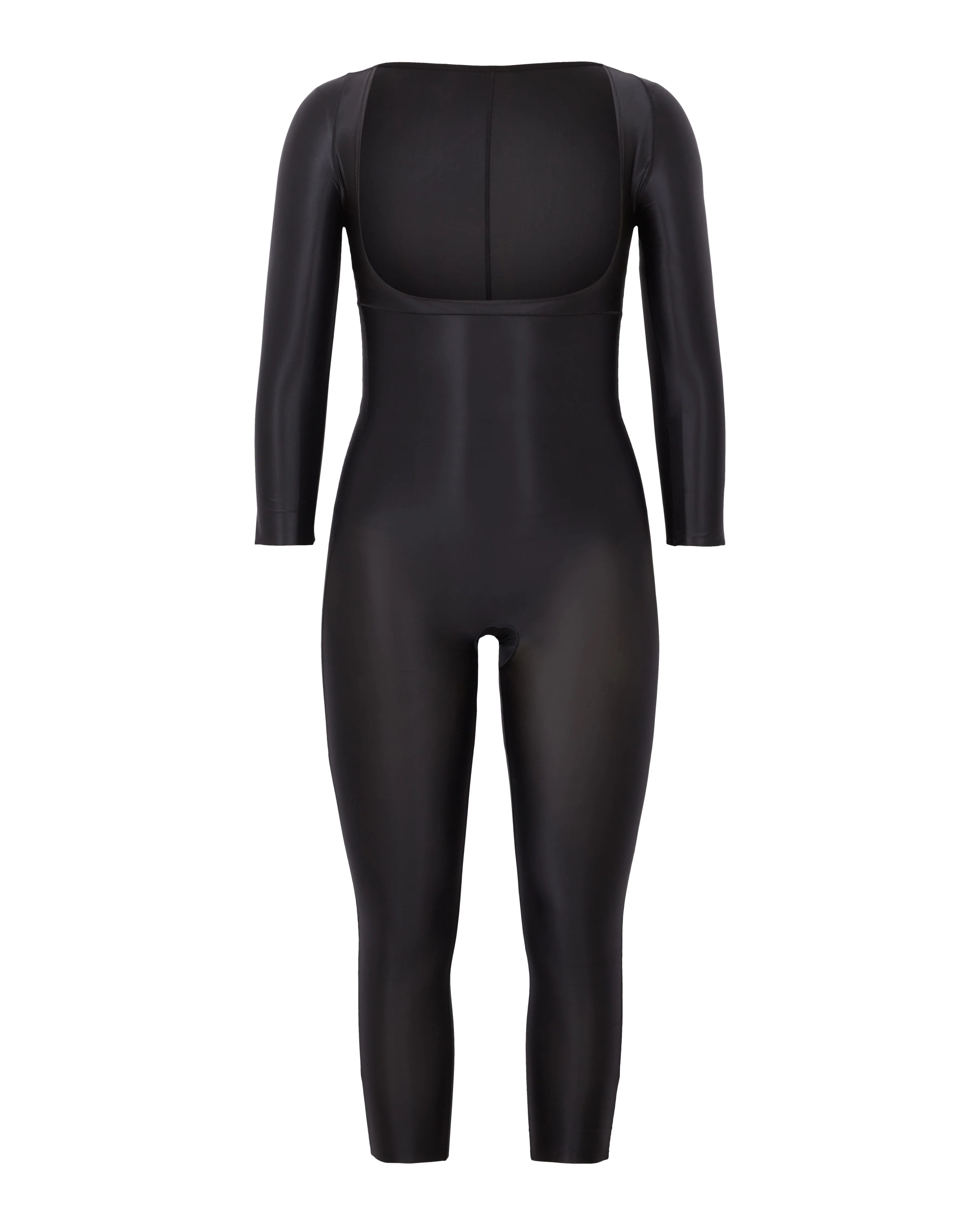 Suit Your Fancy Open-Bust 3/4 Sleeve Catsuit | Spanx