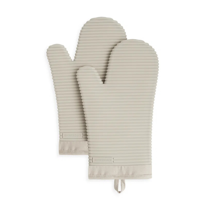 KitchenAid Ribbed Soft Silicone Oven Mitt | Wayfair North America