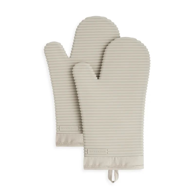 KitchenAid Ribbed Soft Silicone Oven Mitt | Wayfair North America