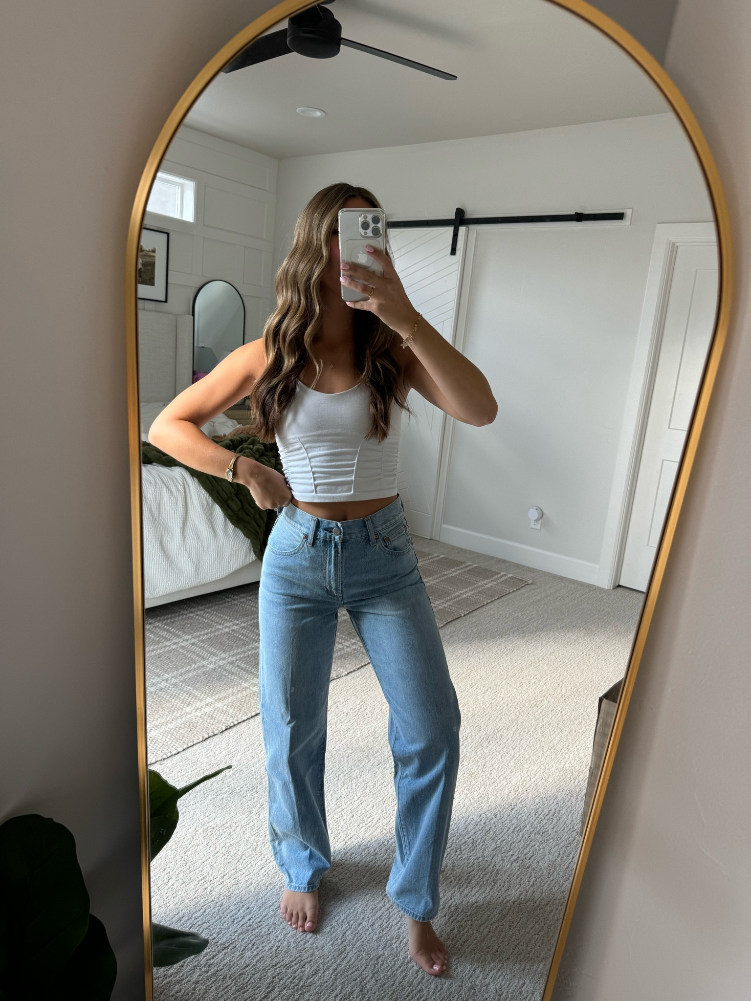 jeans run TTS I’m wearing a size 25! i love some good denim jeans! 

denim jeans, 90s jeans, aritzia, white tank top, free people, basics, blue jeans 

#LTKSeasonal #LTKStyleTip #LTKSaleAlert