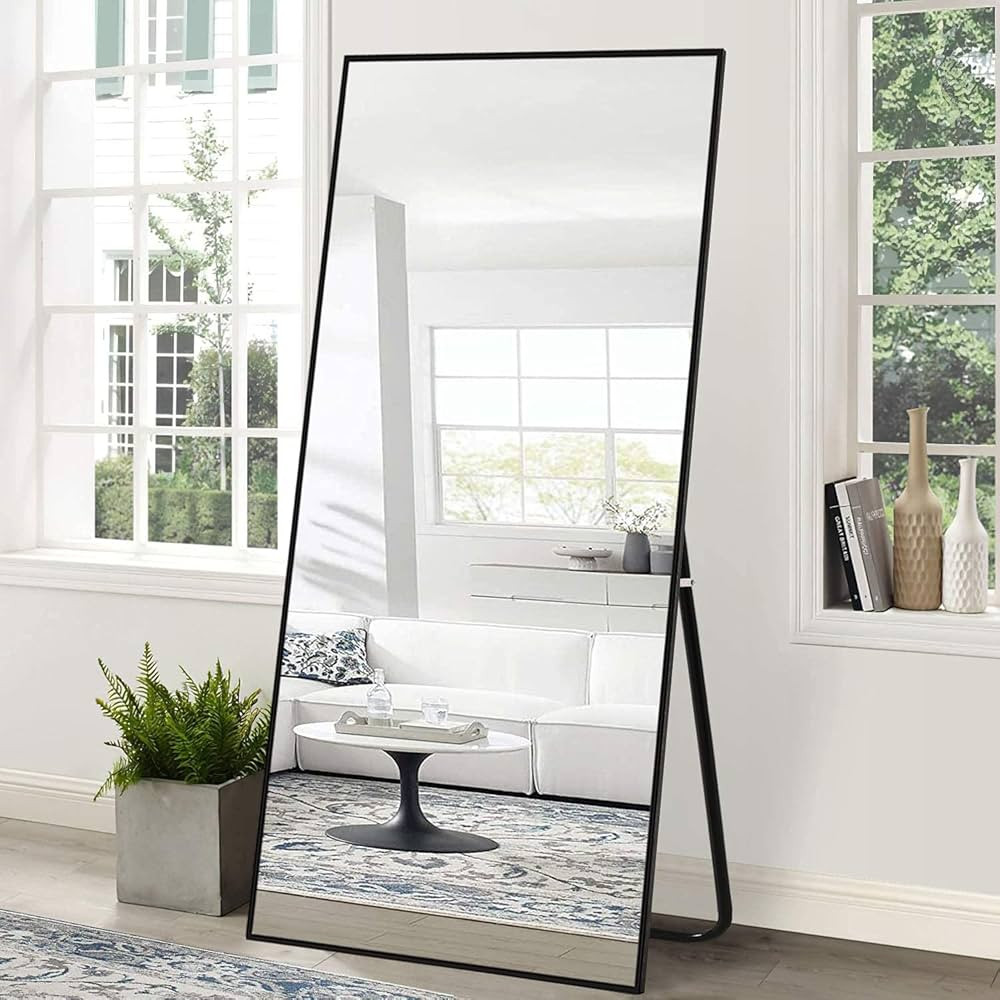 H&A Full Length Mirror Floor Mirrors, 65"x 22" Wall-Mounted Body Dressing Mirror, Standing Mirror... | Amazon (US)