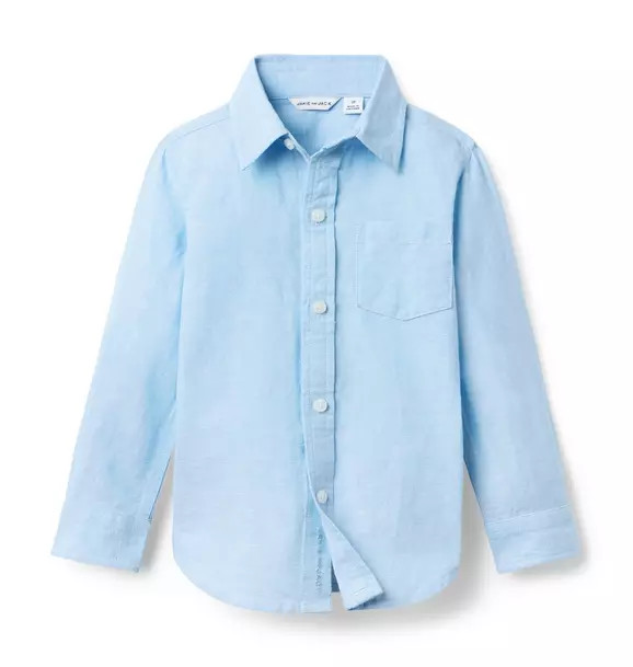 The Linen-Cotton Shirt | Janie and Jack