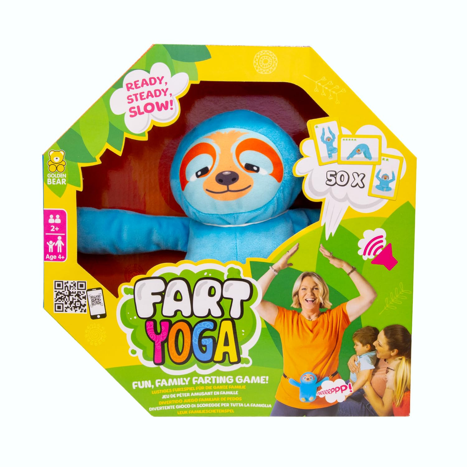 Fart Yoga, make sure Sammy Sloth doesn't fart whilst doing a yoga move is an hilarious family gam... | Amazon (UK)