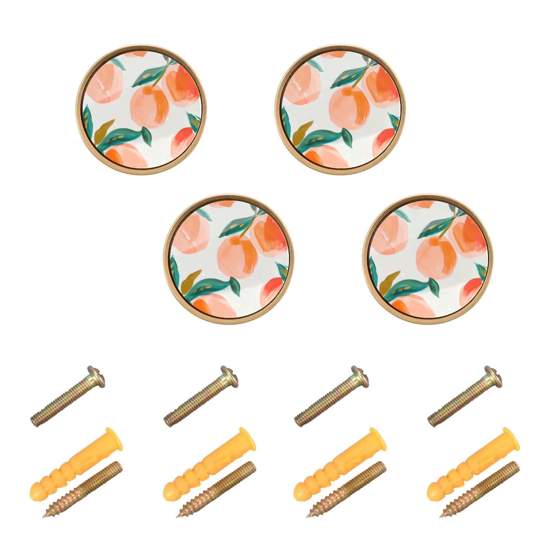 Perillas para Gabinetes de Cocina, Mangos para Gabinetes de Fruta de Melocotón, Zinc, 1,25 Pulga... | Walmart (US)