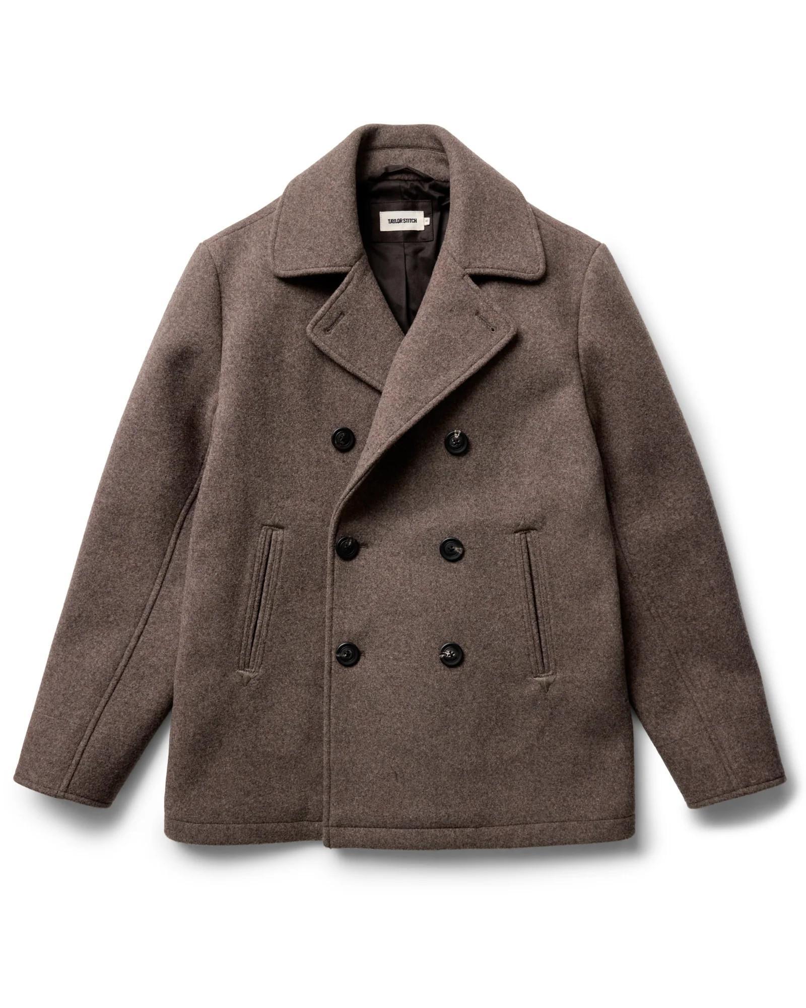 The Mariner Coat in Sable Melton Wool | Taylor Stitch