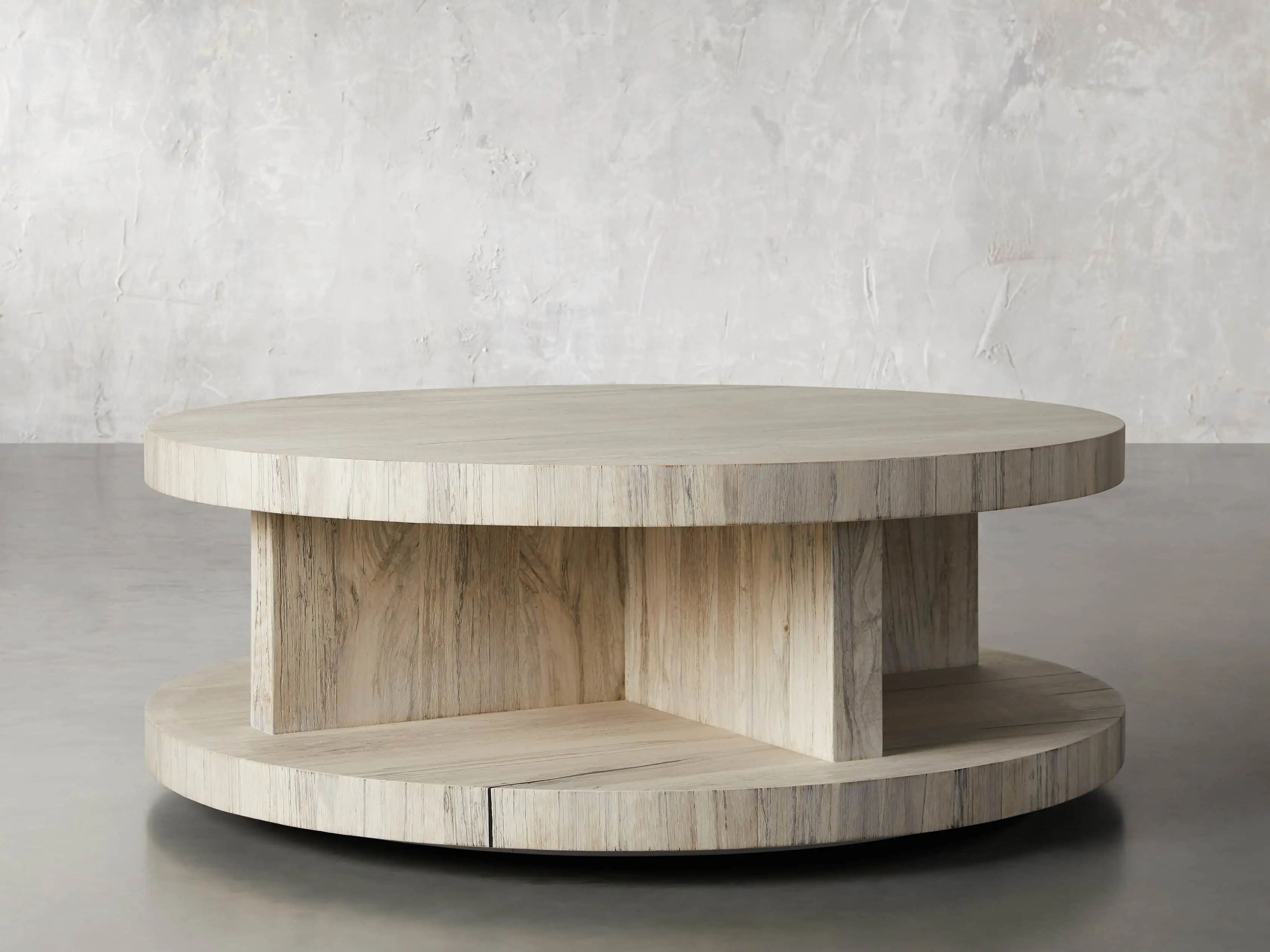 Leandro Round Coffee Table | Arhaus