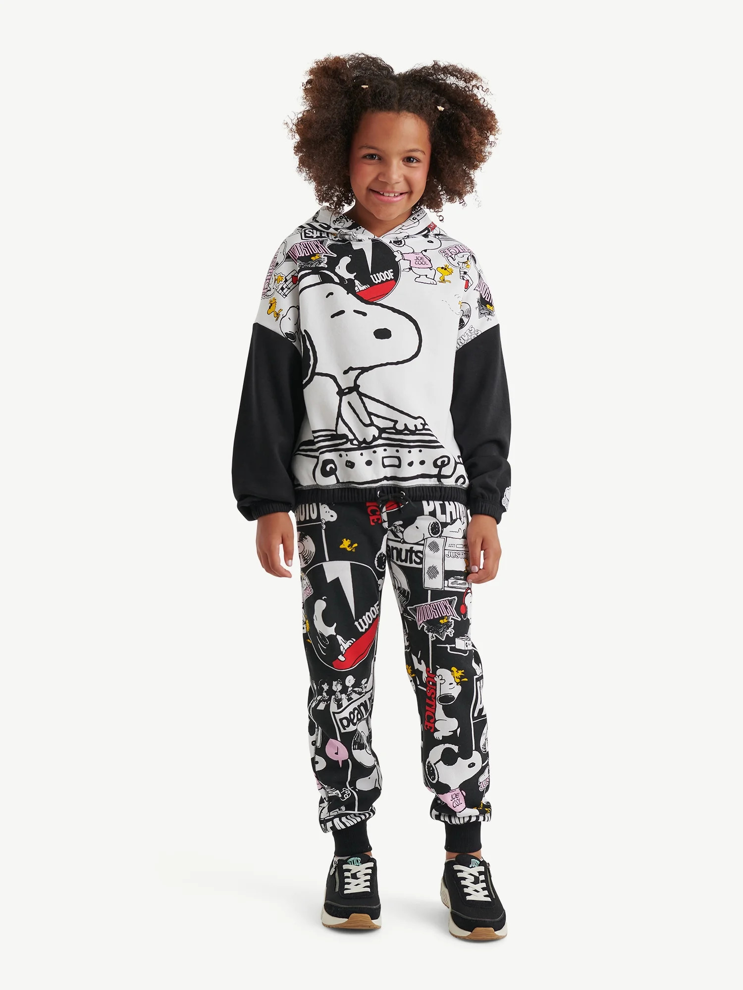 Justice Girls Snoopy Jogger Set, Sizes XS-XLP | Walmart (US)