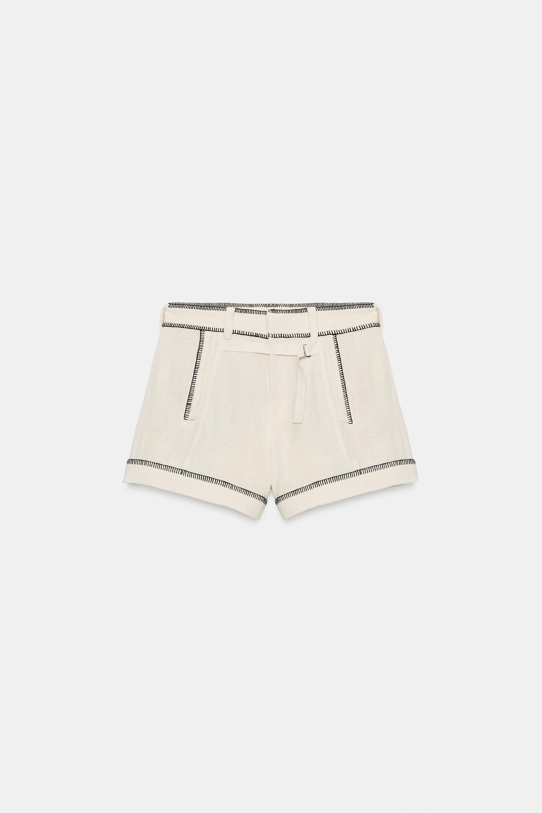 SHORT SURPIQÛRES ZW COLLECTION | Zara FR
