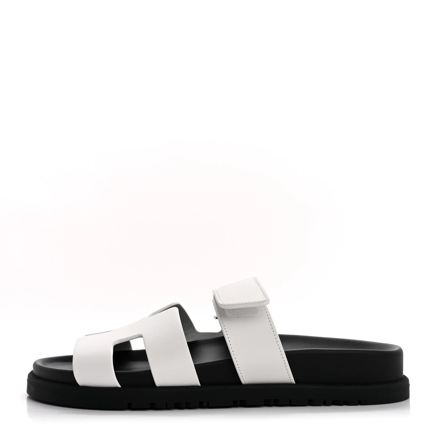 Calfskin Womens Chypre Sandals 37 White | FASHIONPHILE (US)