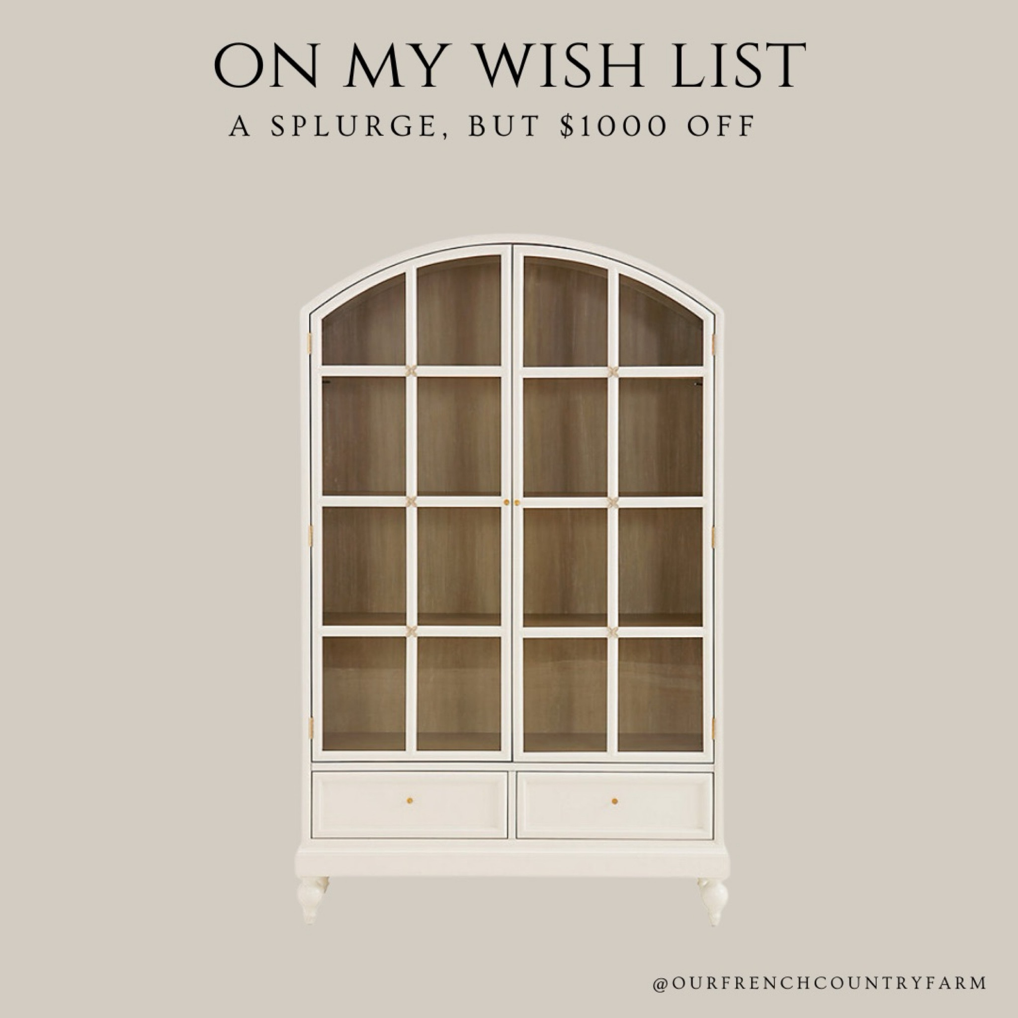 They are having such great sales and free shipping on so many products!  Love this arched cabinet!  So many great details!

#LTKHome #LTKFamily #LTKSaleAlert