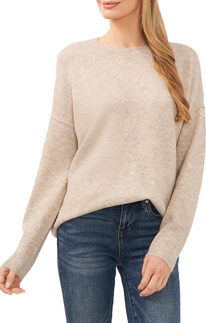Heart Elbow Crewneck Sweater | Nordstrom