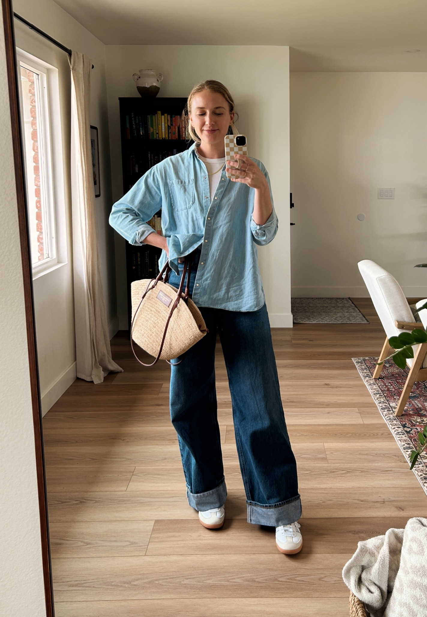 I don’t think I’ve ever gotten more compliments on something than these jeans!! Still my most worn pair this year. Size down! 