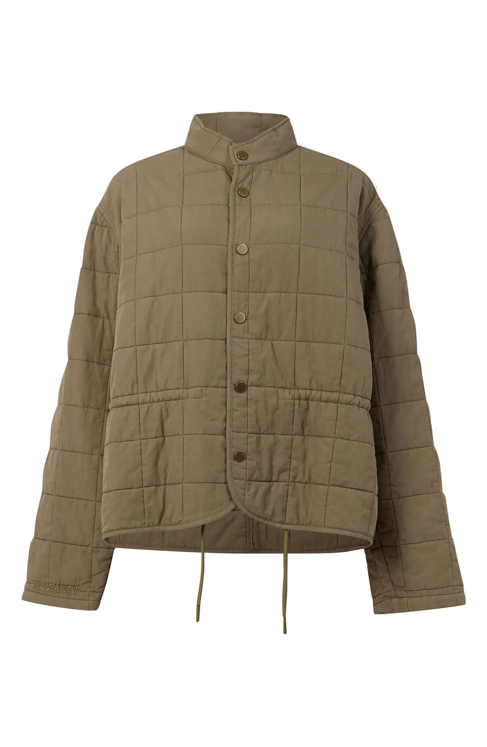 AllSaints Pauline Cotton Quilted Liner Jacket | Nordstrom | Nordstrom