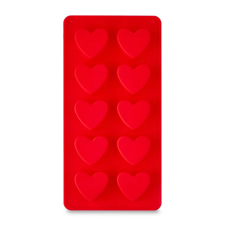 10-Cavity Heart Silicone Mold, by Way To Celebrate | Walmart (US)